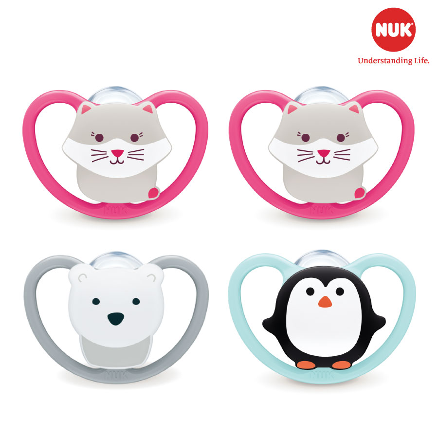 Bộ 2 Ti giả SILICONE cho bé Mẫu mới