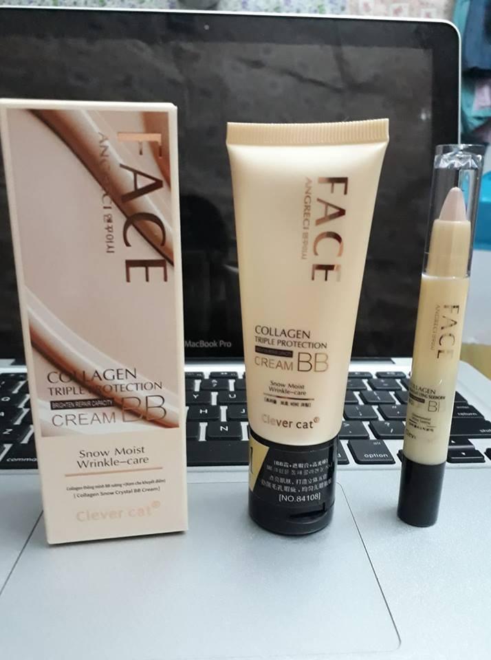Kem nền che khuyết điểm 3 in 1