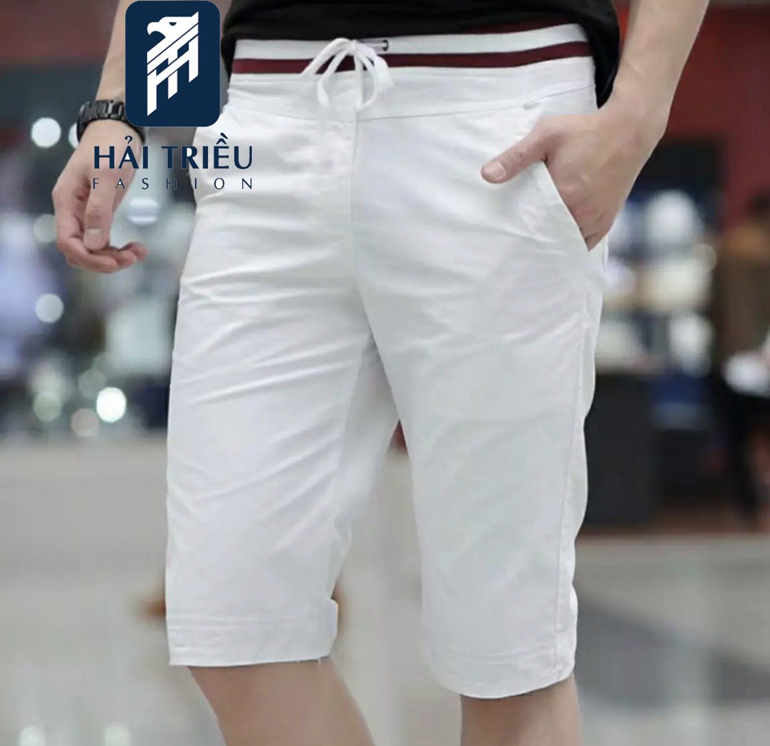 Quần short kaki lưng thun HT02