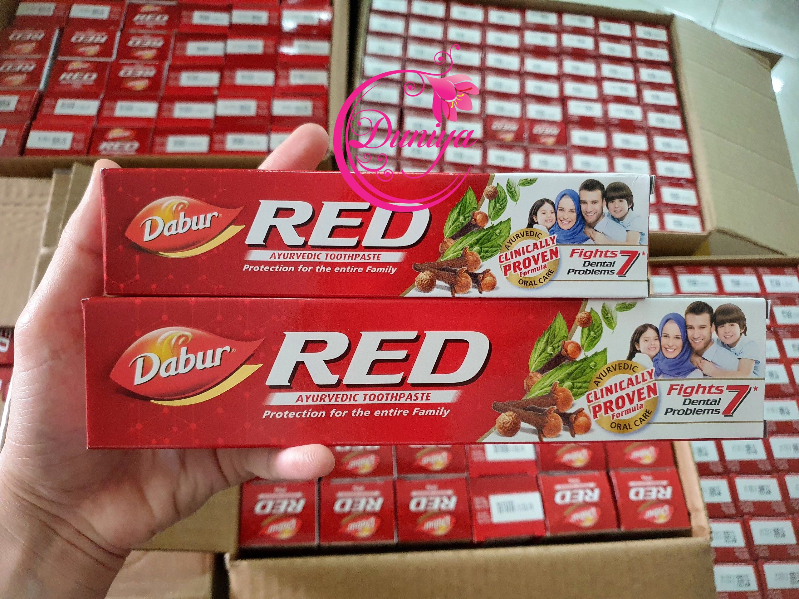 Kem đánh răng thảo mộc Ấn Độ Red Dabur 100g 200g