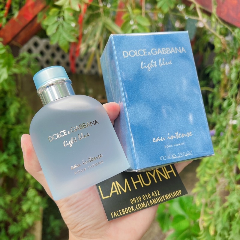 Nước hoa D&G LIGHT BLUE Eau Intense Nam, Nữ 5ml - 10ml