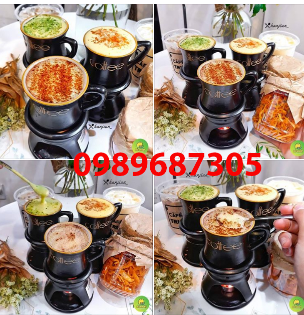 COmno 10 Bộ cafe trứng