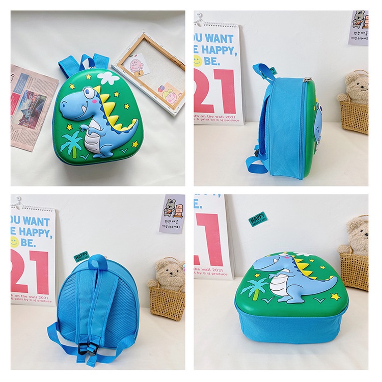Balo Mầm Non Hình Khủng Long, Kì Lân Balo Trứng 3D Mẫu Giáo Siêu Nhẹ Hoạ Tiết Dễ Thương Cho Bé Yêu.