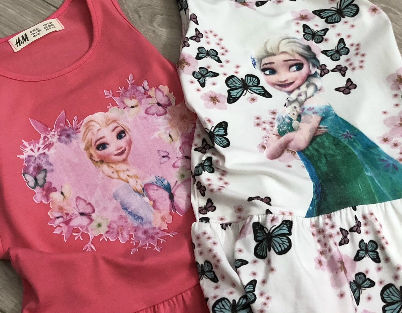 Váy elsa cho bé gái từ 1-8 tuổi