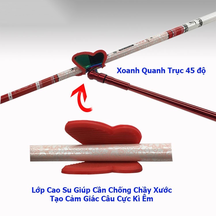 Đầu gác cần câu đài hình cánh bướm