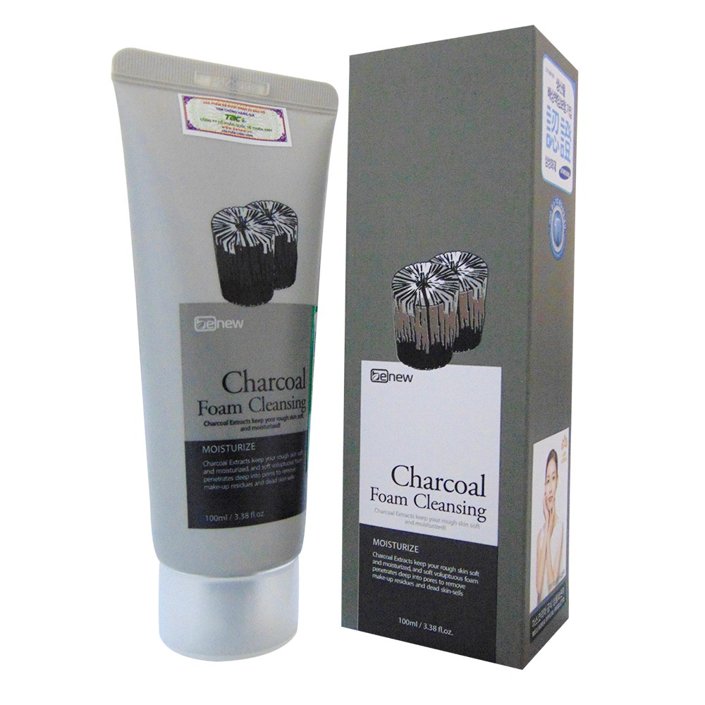 Sữa rửa mặt than hoạt tính benew hàn quốc cao cấp +