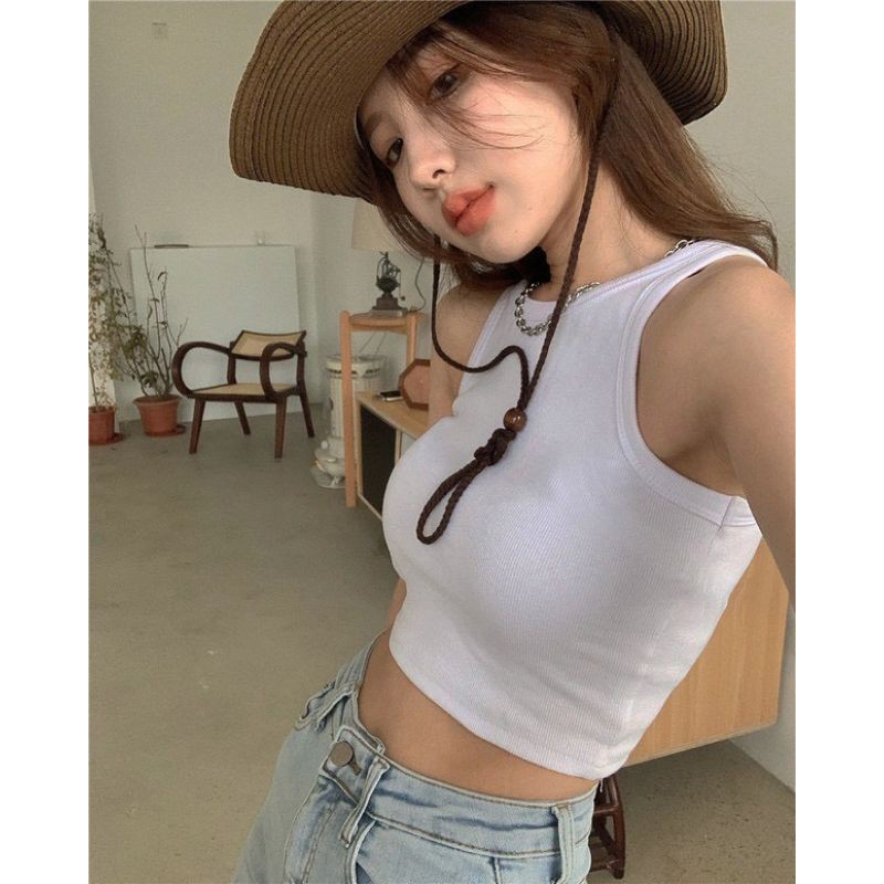 Áo balo nữ basic - phong cách mùa hè năng động áo croptop ba lỗ ngược