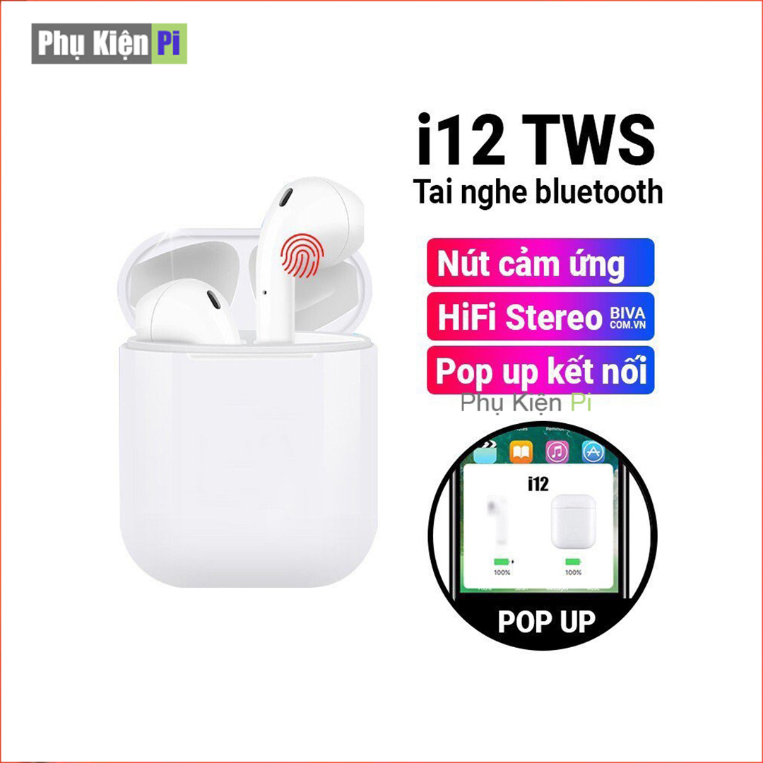 Tai Nghe Bluetooth Không Dây Inpods i12 TWS
