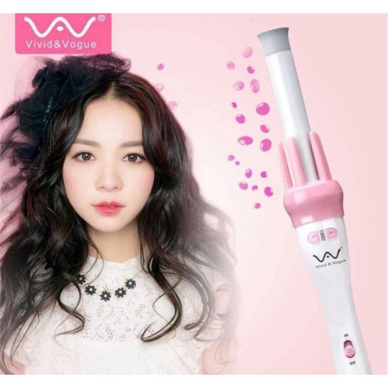 Máy uốn tóc tự động vivid & vogue cao cấp, may uon toc tu dong vivid & vogue cao cap
