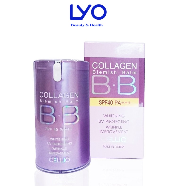 Kem nền BB Collagen Cellio Hàn Quốc 40ml Lyo.vn