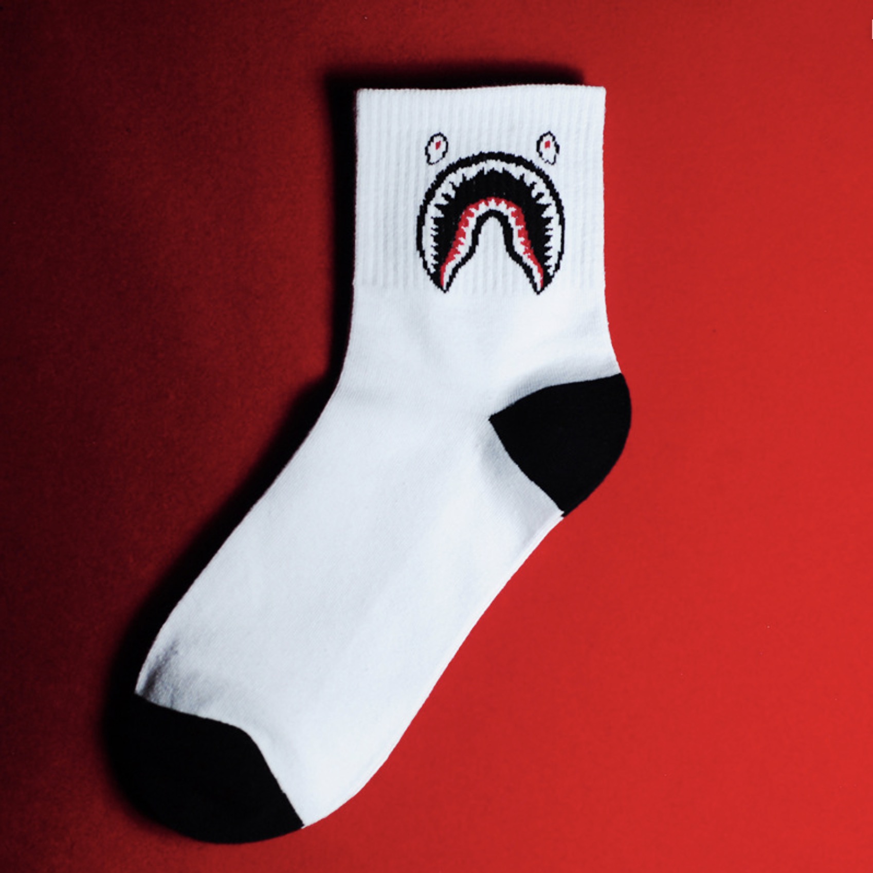 Vớ Tất Bape Cá Mập Cao Cổ