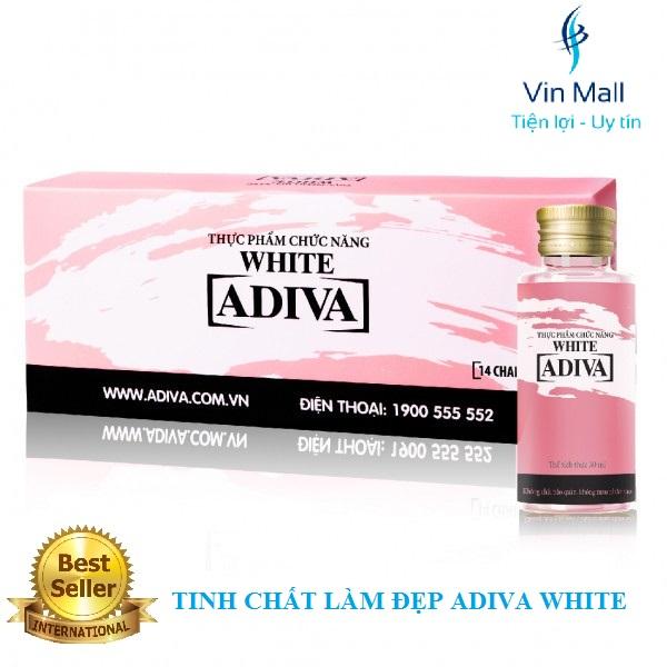 Tinh Chất Làm Đẹp Trắng Da ADIVA WHITE (Hộp 14 chai x 30 ml)