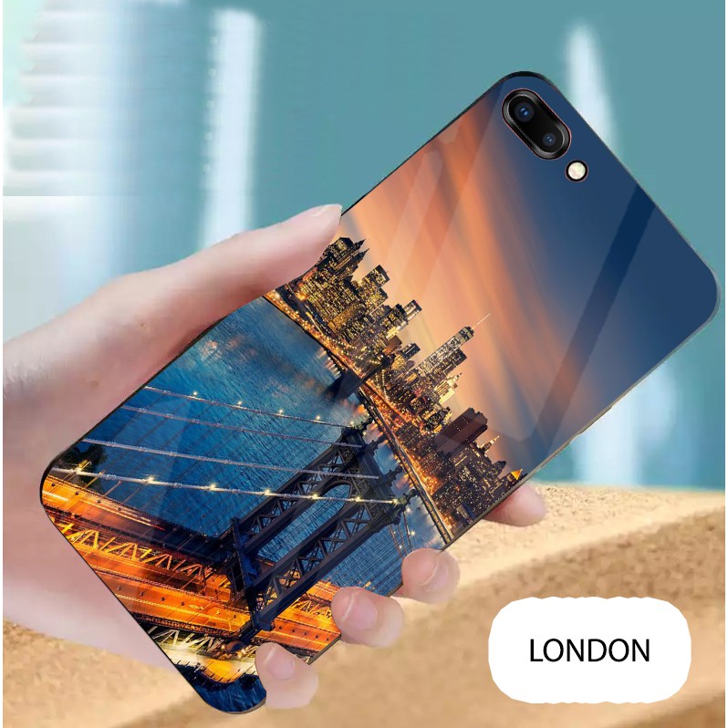 Ốp kính cường lực OPPO A3S, A5, A12E ,REALME C1