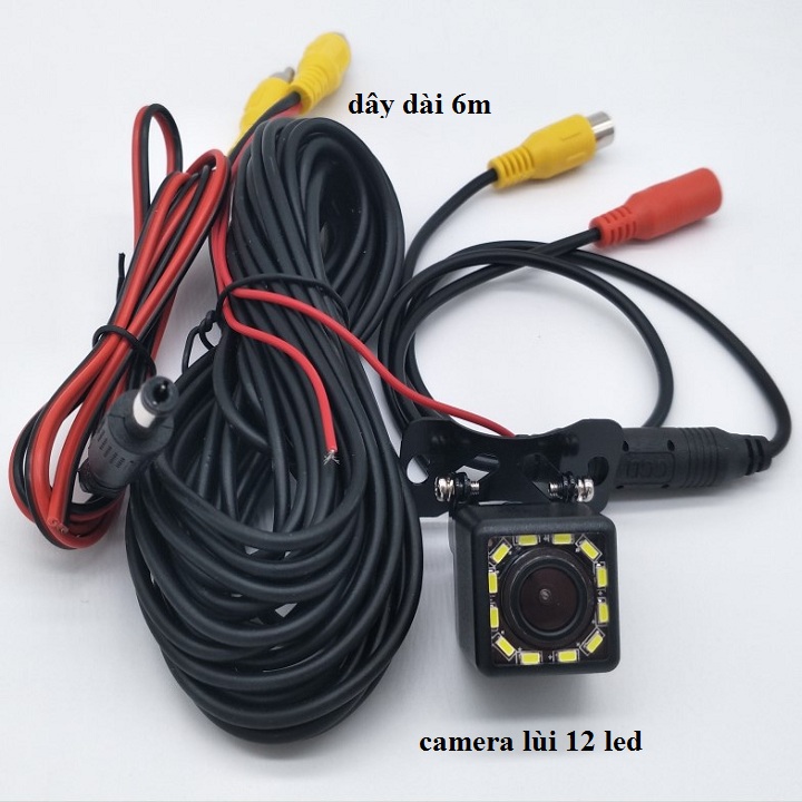 camera lùi ô tô 12 led hồng ngoại
