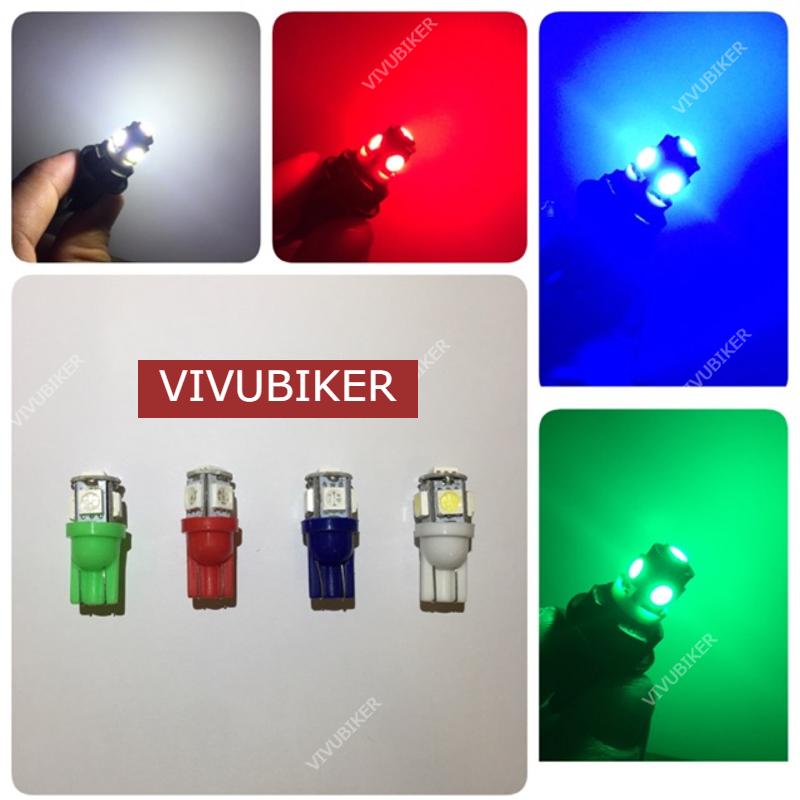 ĐÈN LED XI NHAN, ĐÈN BÁO SỐ, DEMI 5 TIM XE MÁY (Giá 1 cái)