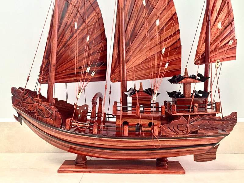Thuyền gỗ cẩm - - dài 40