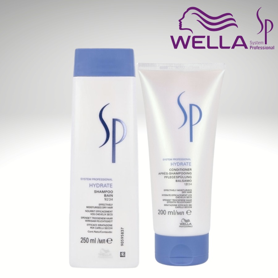 Gội xả dưỡng ẩm sp wella hydrate 250ml – 1000ml
