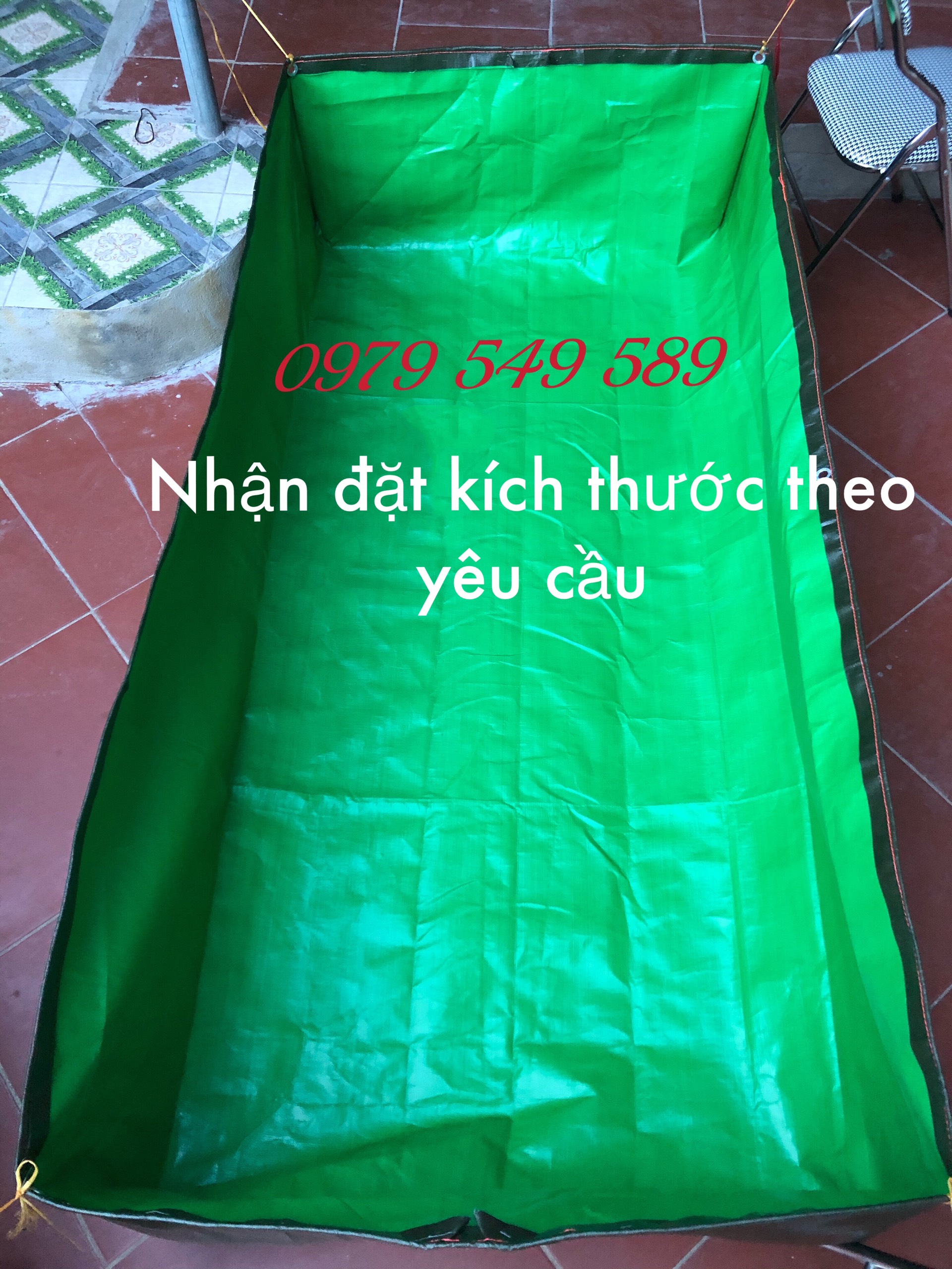 BỂ BƠI MINI TẠI NHÀ BẰNG BẠT ( kích thước 1.5 X1X 0.5)