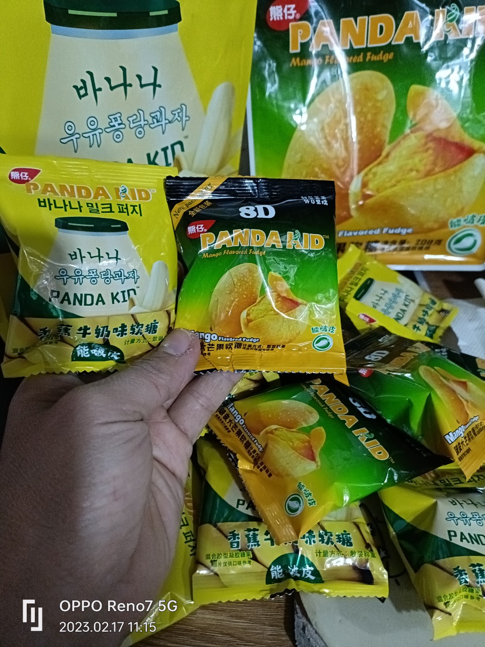 100g Kẹo dẻo soài / Kẹo dẻo chuối 8d Có thể bóc vỏ/ kẹo dẻo sữa chua hương vị chuối, soài Panda Kid món ăn vặt ngon mới lạ