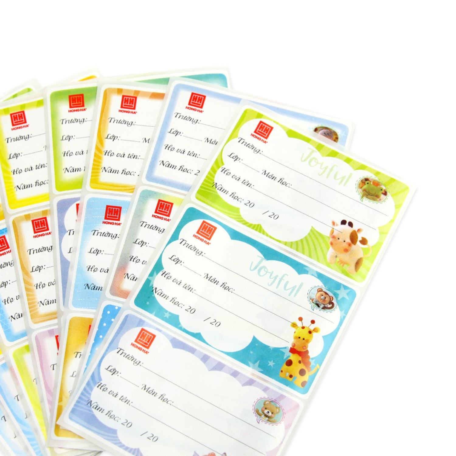 Nhãn vở học sinh Hồng Hà (3470) tập 24 chiếc