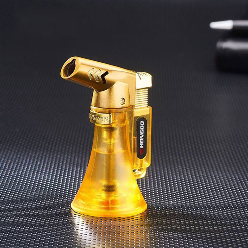 Hộp Quẹt Bật Lửa Khò 1 Tia Cực Mạnh Hongbo BK854 Sử Dụng Ga - Thiết Kế Kiểu Dáng Mỏ Vịt (KHÔNG CHỨA XĂNG GAS)