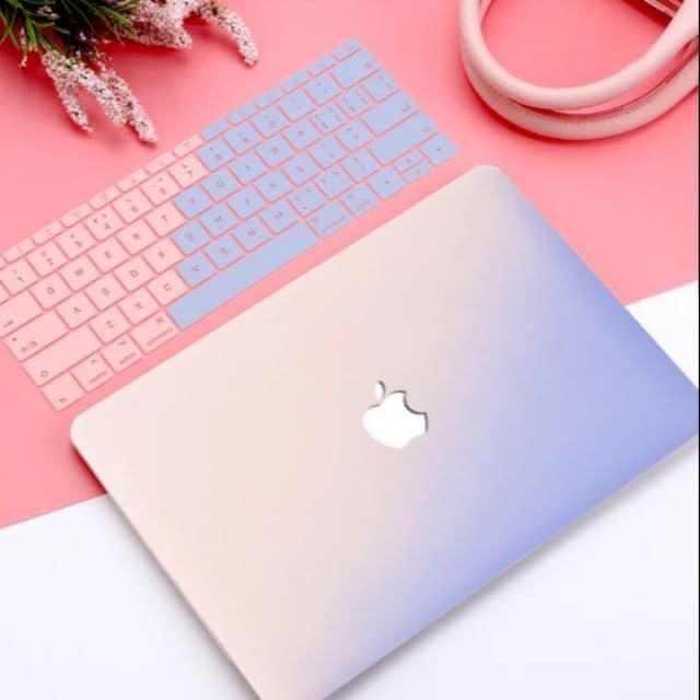 Combo Ốp Lưng+phủ Macbook Gradient Đủ Dòng