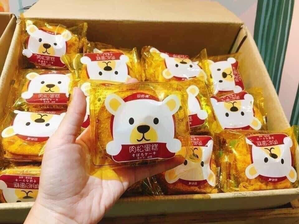 30 chiếc bánh ruốc hình gấu siêu cute