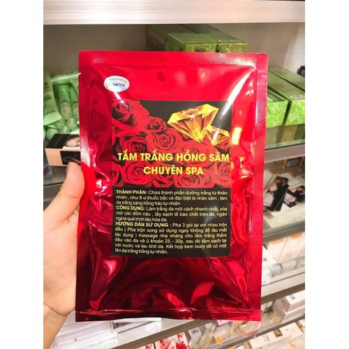 Tắm Ủ Trắng Hồng Sâm Chuyên Spa siêu Trắng