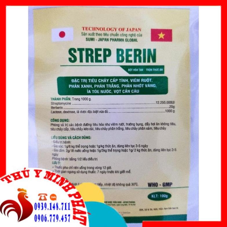 Strep berin gói 100gam