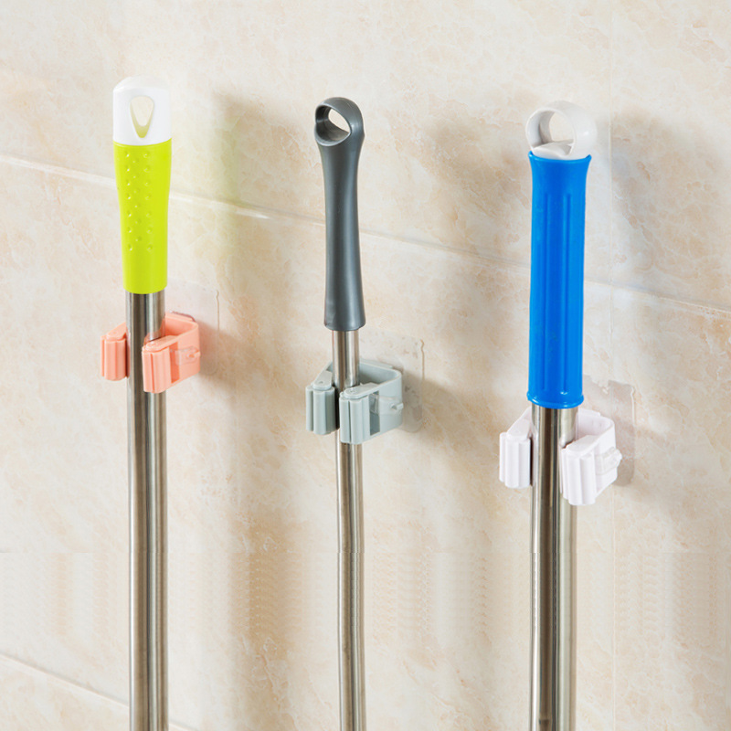 Móc Dán Tường Kẹp Giữ Chổi