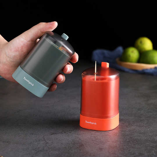 Freeship max - hộp đựng tăm tự động toothpick sang trọng hộp đựng tăm dễ dàng nhấn và tự động bật lên hộp đựng tăm - bấm là mua