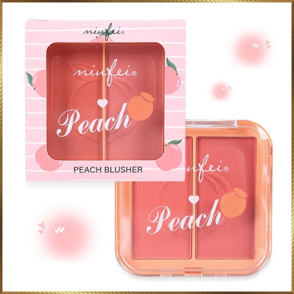 Phấn má hồng 2 ngăn Minfei Peach hàng Nội Địa Trung HT26