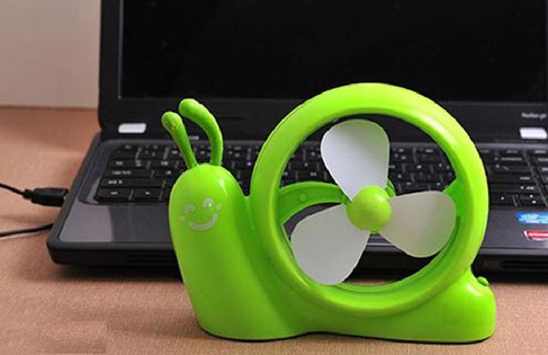 [HCM]Quạt để bàn dùng pin và USB đều được