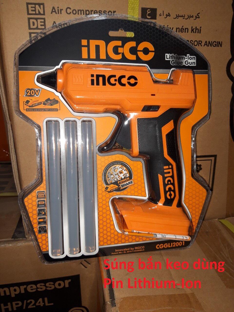 Dụng cụ bắn keo dùng pin Lithium CGGLI2001 (KHÔNG PIN VÀ SẠC)