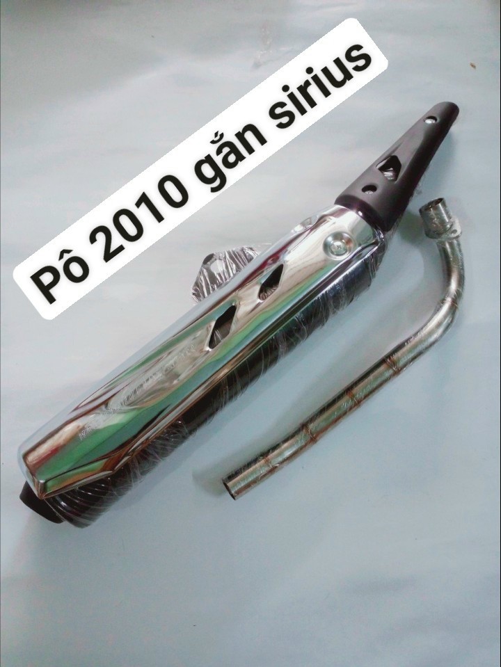 Pô ex 2010 gắn sirius có móc ấm và pô êm như zin.tặng kèm cổ pô inoc