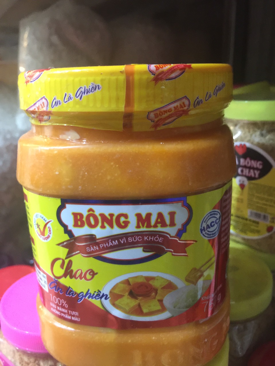CHAO CHAY BÔNG MAI 370 GRAM
