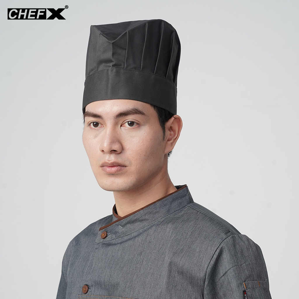 MŨ ĐẦU BẾP [gửi hàng nhanh] NÓN BẾP 3 MÀU TRẮNG, ĐEN, ĐỎ MŨ LÀM BẾP CHUYÊN NGHIỆP MÃ MB0