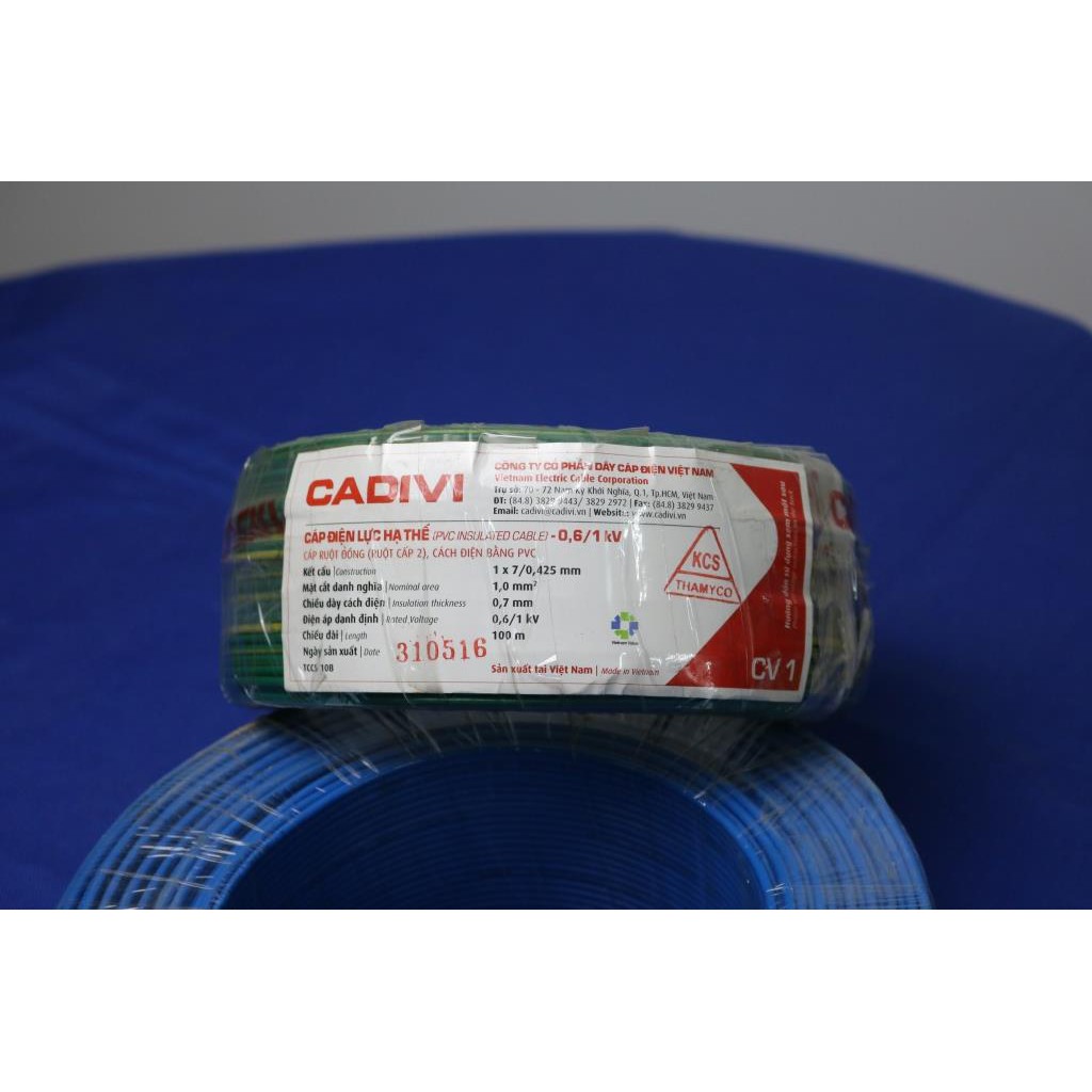 DÂY ĐIỆN ĐƠN CV 1.0 - CADIVI