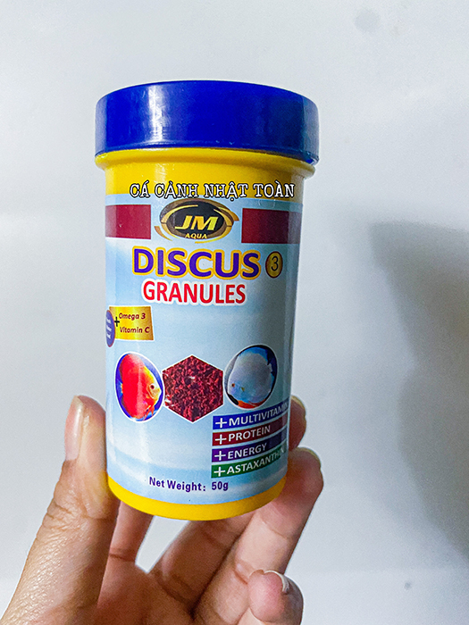 "hoàn tiền đến 10%" thức ăn cho cá dĩa jm aqua 50g discus granules