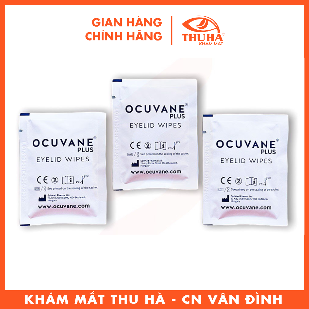 Miếng gạc lau mi mắt OCUVANE PLUS - Hungary