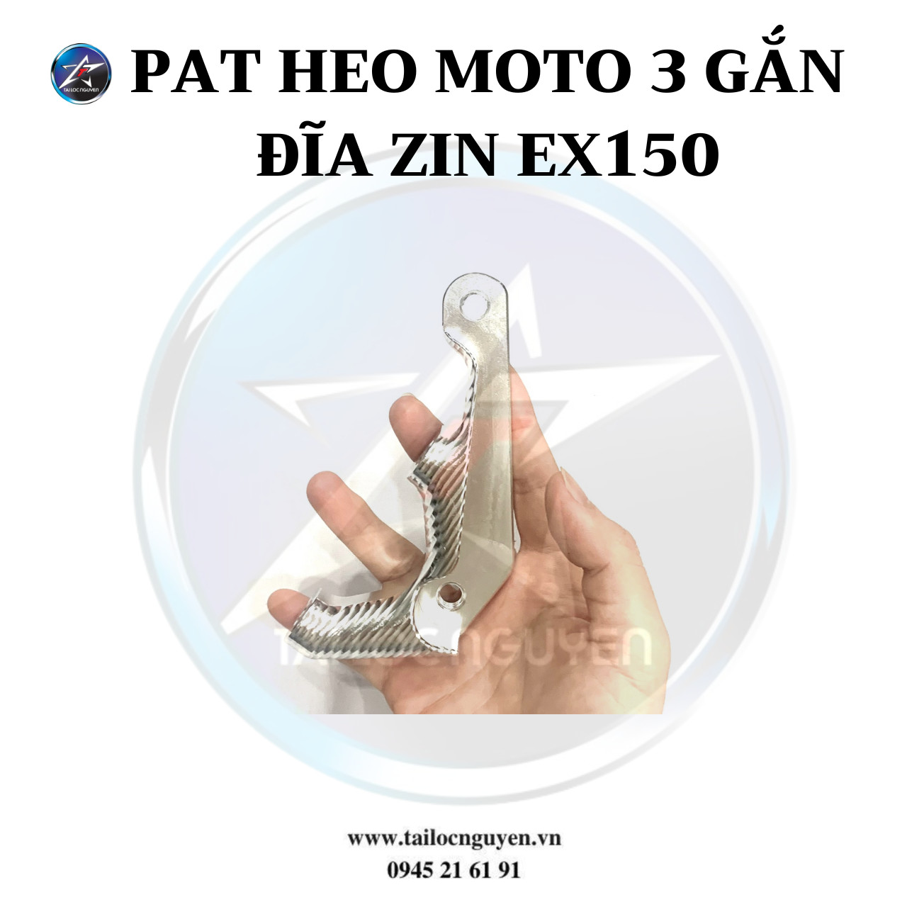 [HCM]PAT HEO KIỂU MOTO 3 GẮN ĐĨA ZIN CHO EXCITER 150 - WINNER