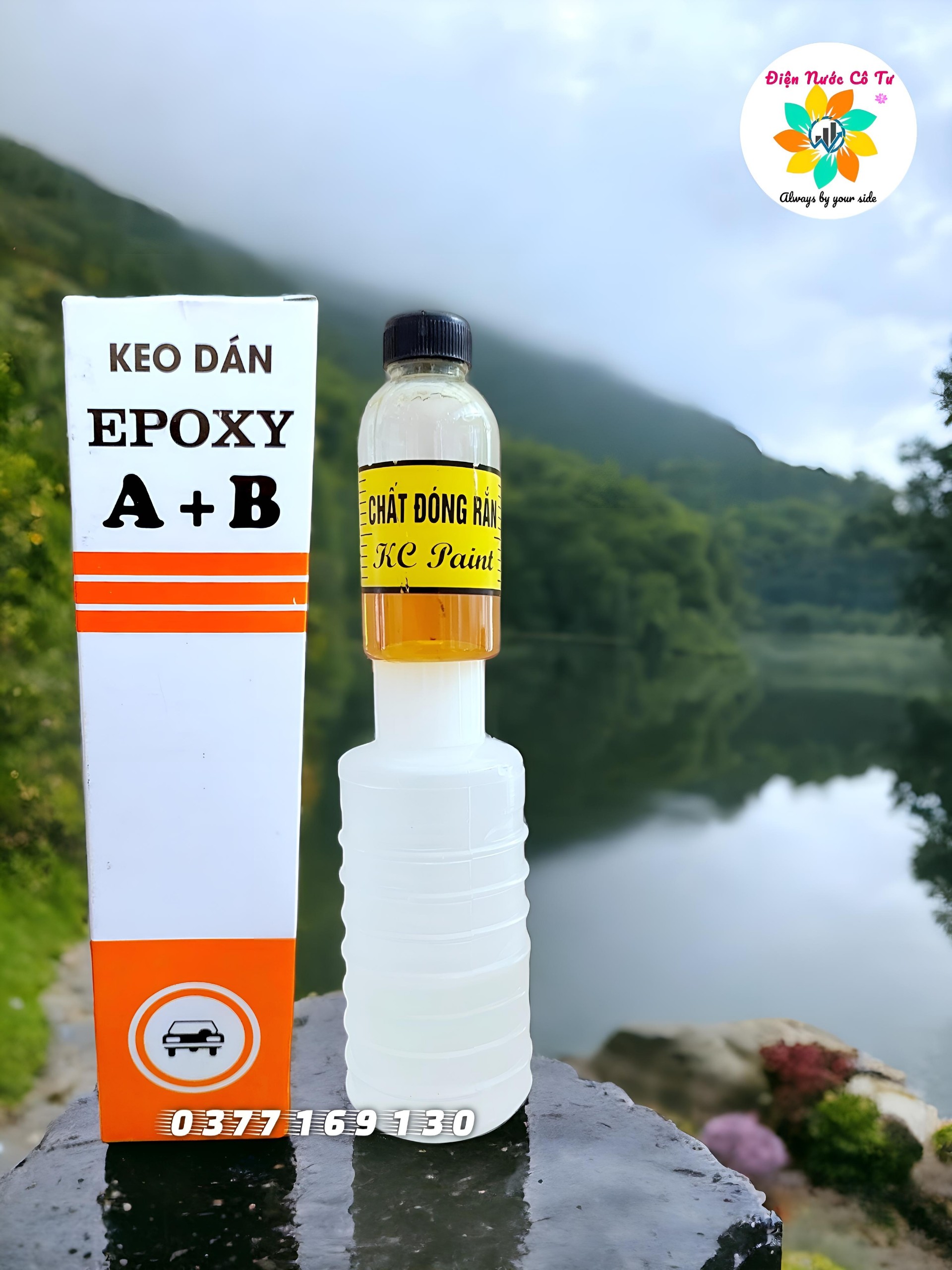 Keo dán tổng hợp keo dán epoxy a+b - keo ab dạng lỏng