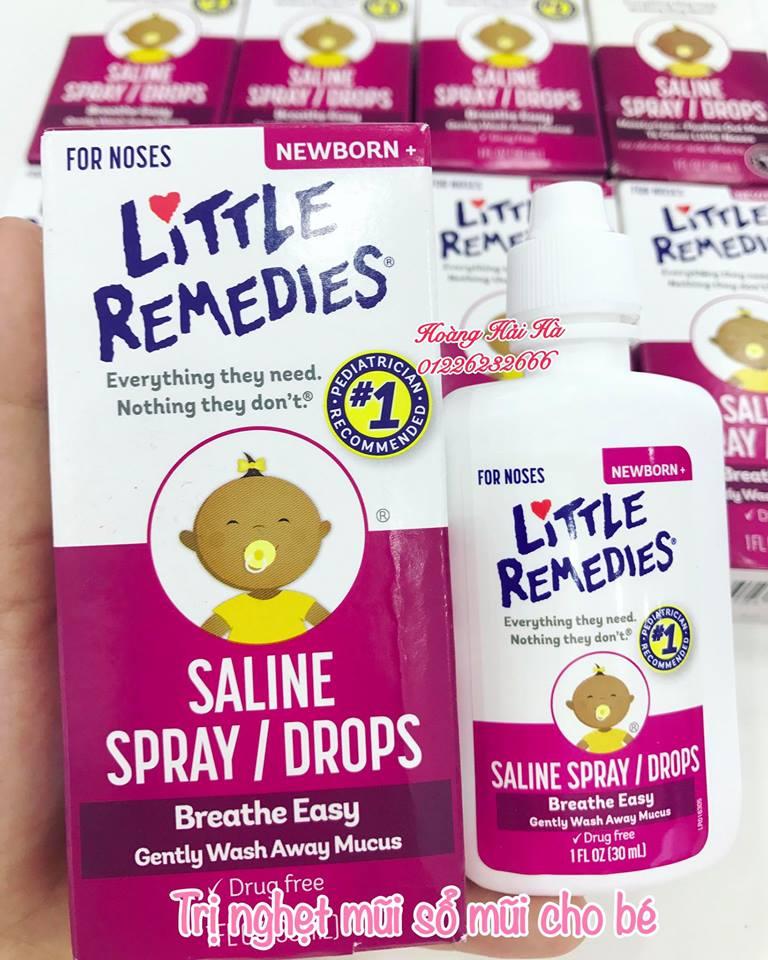 NHỎ MŨI LITTLE REMEDIES