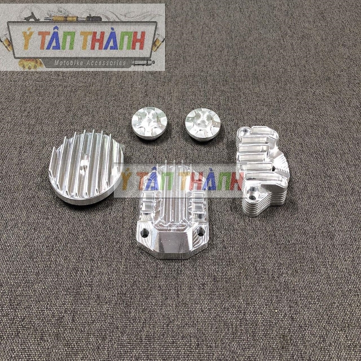 BỘ Nắp Đầu Bò Nhôm Cnc Cho Dream