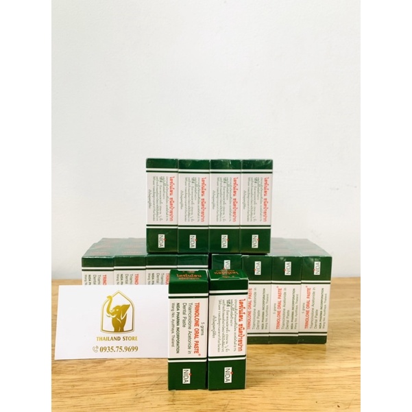 [COMBO 12 TUÝP] Kem Bôi Nhiệt Miệng Nida Thái Lan 5grams