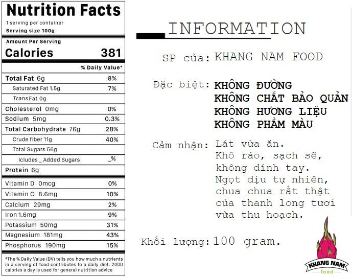 COMBO 300G SNACK THANH LONG ĐỎ TRẮNG