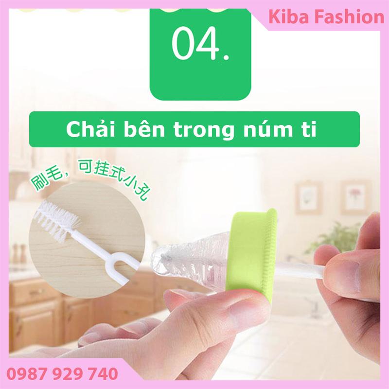 SET cọ bình sữa cho bé ( bao gồm 4 chi tiết)