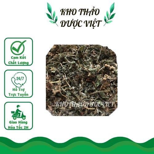 500 gr cây cứt lợn khô hoa tím chữ a viêm xoang.