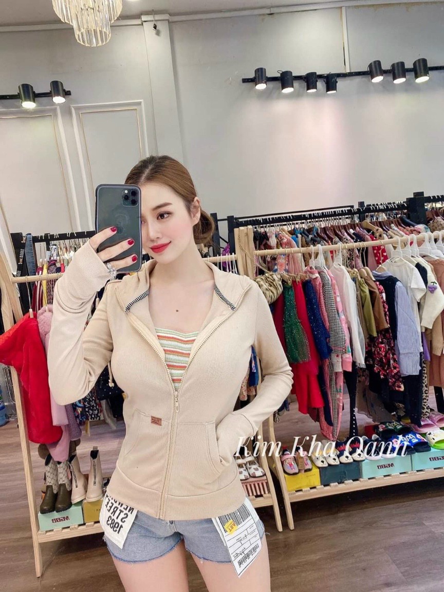 áo khoác da cá chống nắng dễ thương phong cách .