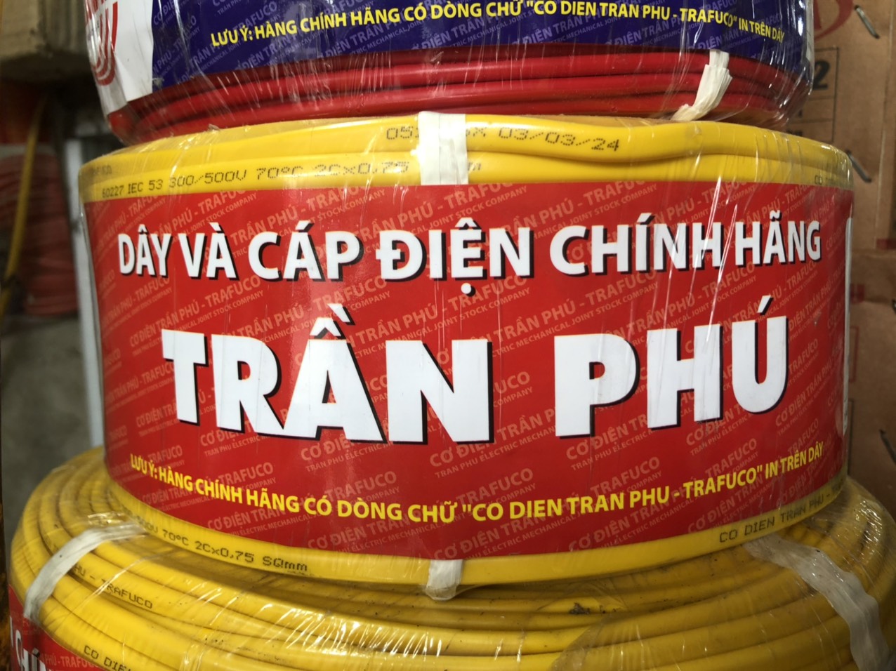 Dây điện dẹt 2x0.75 Trần phú (1 mét)